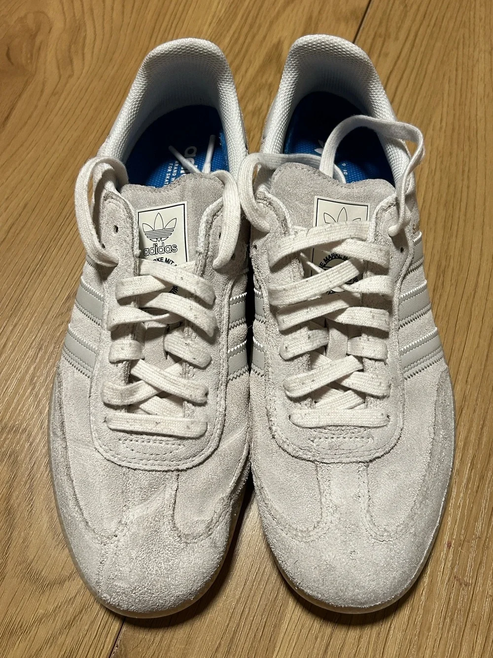 Adidas Samba Men’s White Suede Samba Sneakers